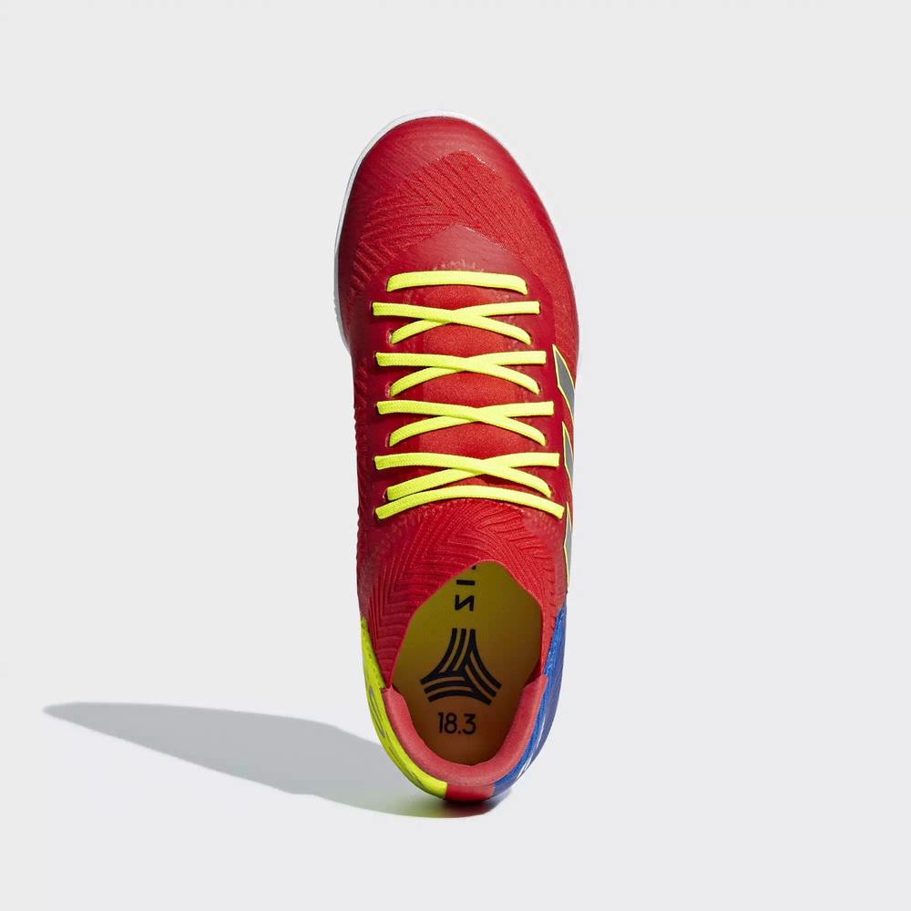 Adidas Nemeziz Messi Tango 18.3 Tenis De Futbol Rojos Para Niño (MX-78157)